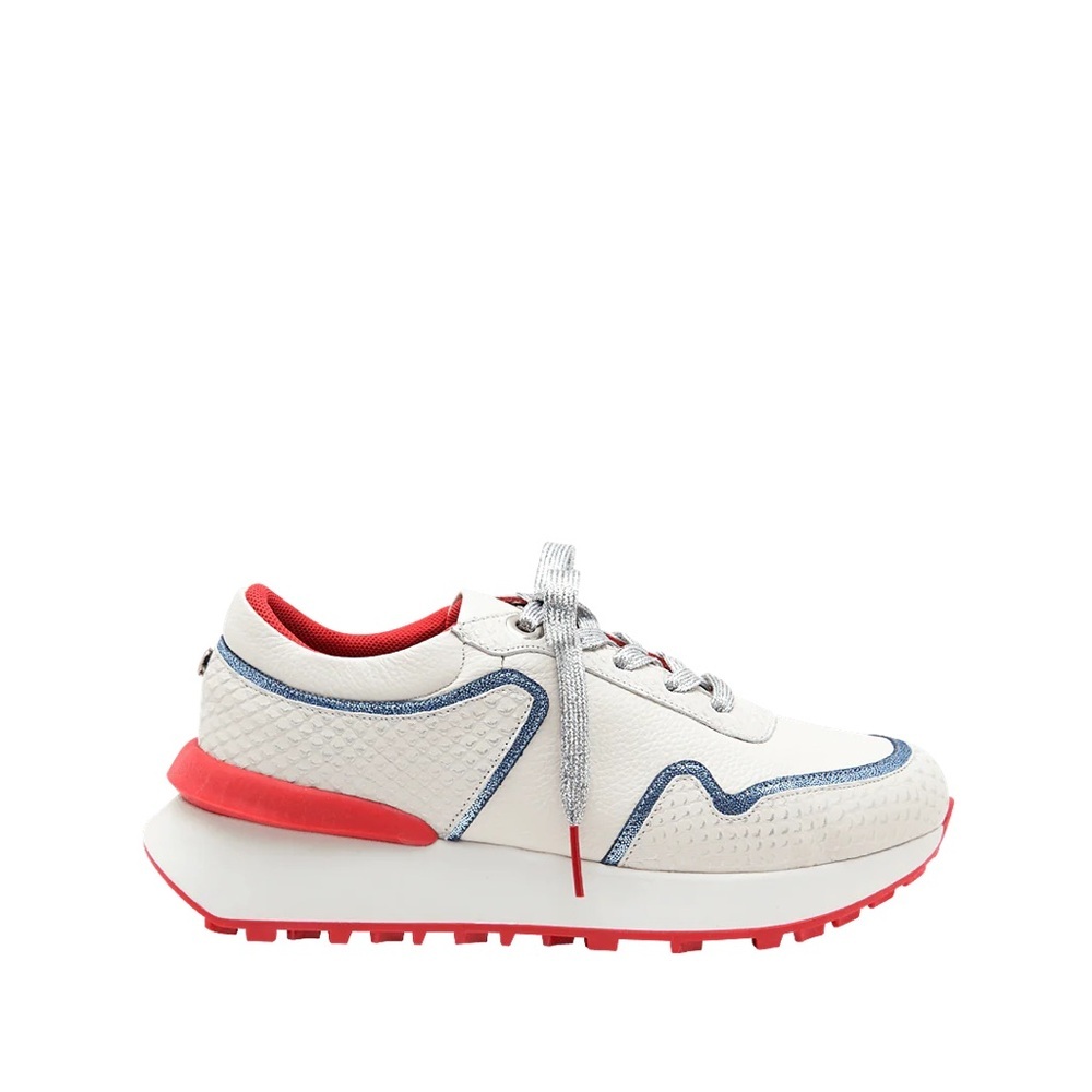 NWOT Bon-Bonite Cream white leather tennis shoes size EU 37